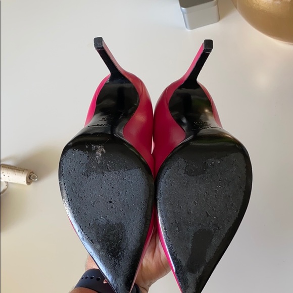 Saint Laurent Fuchsia Pumps 36.5 - Picture 2 of 6